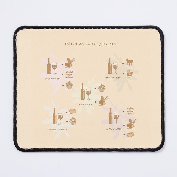 Item preview, Pairing Wine & Food Lifehack. Digital Sketching hand-drawn designed and sold by DigiPicStock.