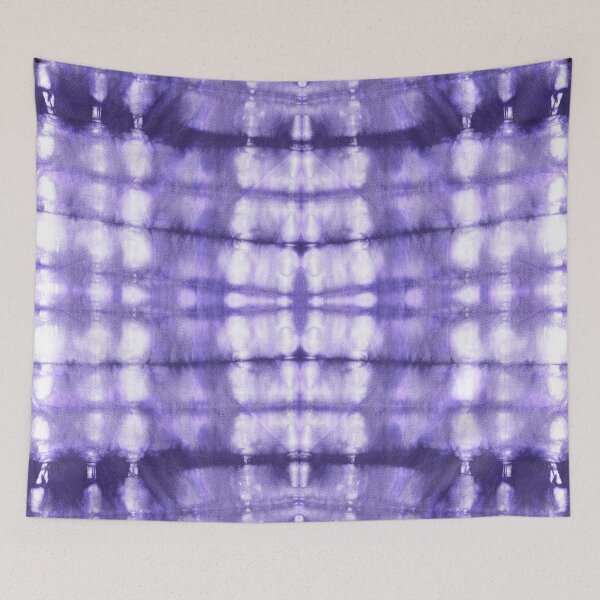Item preview, Shibori Gridlock Purple designed and sold by Nina May Designs.