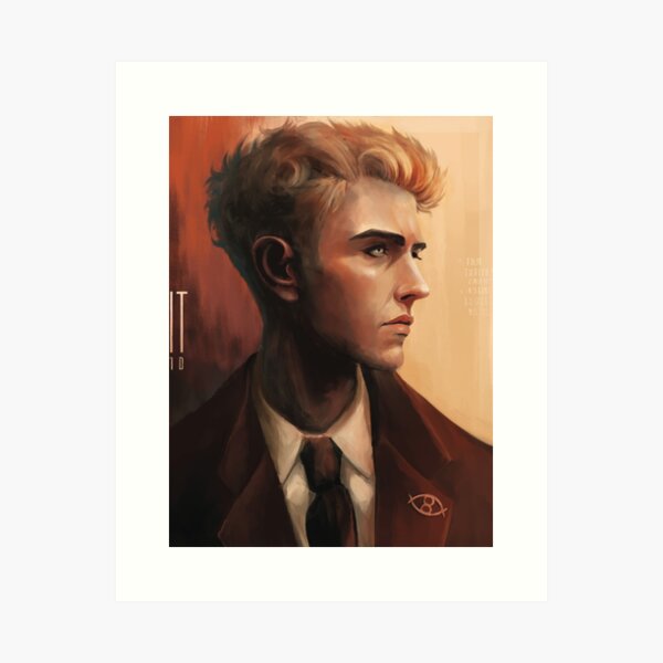 Blonde man Art Print