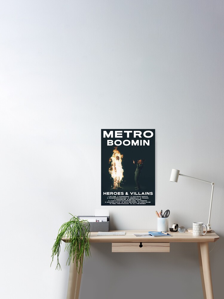 Metro Boomin - Heroes & Villains Poster for Sale by danielschabo