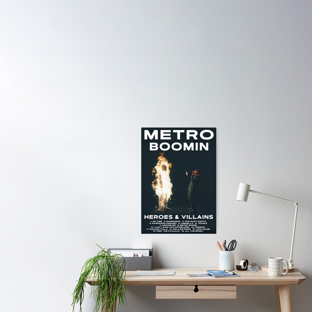 Metro Boomin - Heroes & Villains Poster for Sale by danielschabo