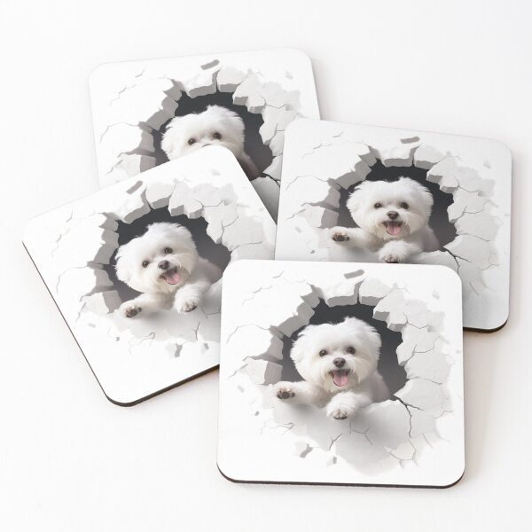 Item preview, Bichon Maltese WATCHING YOU designed and sold by Papel.