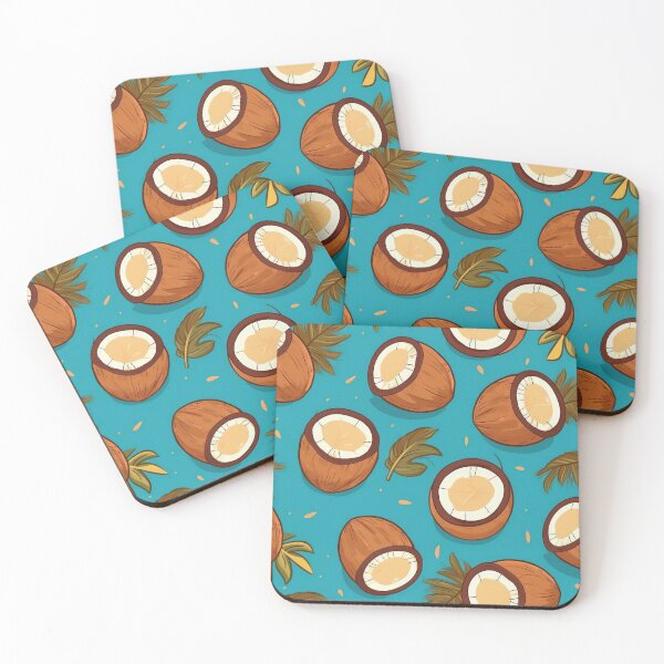 Item preview, Tropical Delight: A Sumptuous Coconut Illustration designed and sold by SpicyGraphicArt.