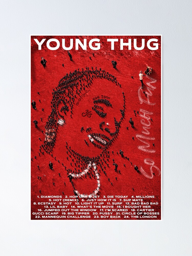 【額縁付き】 so much fun / young thug A2ポスター Young Thug - So Much Fun