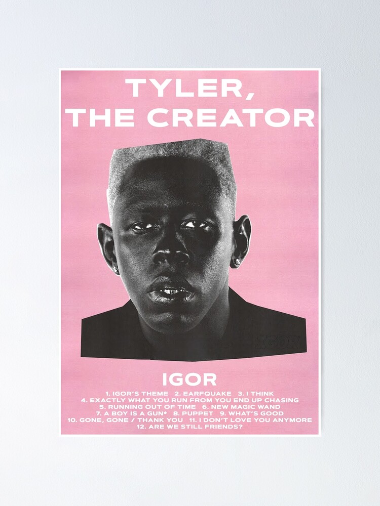 Tyler, the Creator - IGOR&quot; Poster for Sale by danielschabo | Redbubble