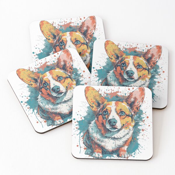 Artikelvorschau, Corgi Treasures Vintage masterpiece: Regal Welsh Corgi Lovers masterpiece for Nostalgia, Fun & Adorable artwork! entworfen und verkauft von DooodleGod.