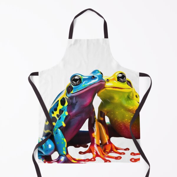 Item preview, Colorful poison frogs in love designed and sold by Art Happens.