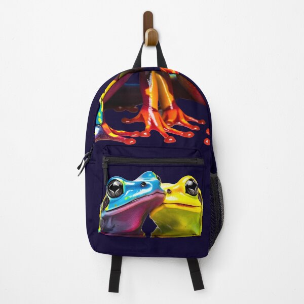 Item preview, Colorful poison frogs in love designed and sold by Art Happens.