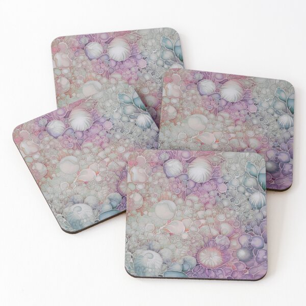 Item preview, AbstAbstract watercolor inspired by the underwater world designed and sold by Dreamoire Pix.