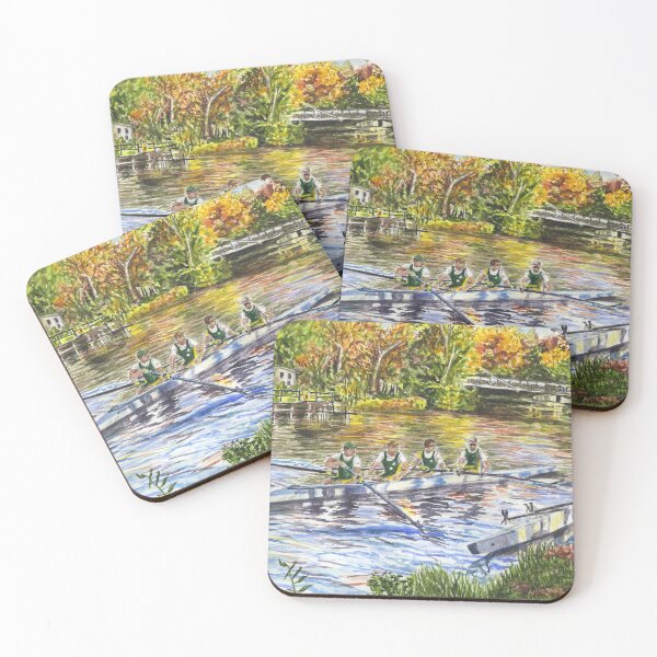 Item preview, Autumn Heads at Northwich Rowing Club on the River Weaver in Cheshire designed and sold by LymphomaLass.