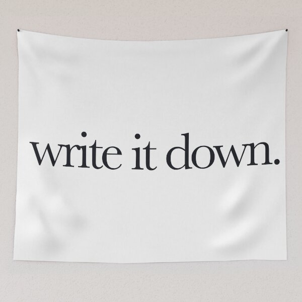 Item preview, write it down designed and sold by itsmeg13.