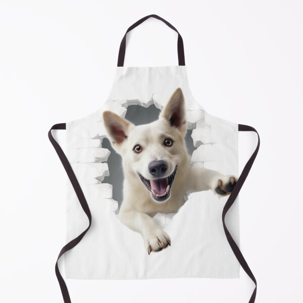 Item preview, German Sheppard Jumping Through a Hole in the Wall designed and sold by Papel.