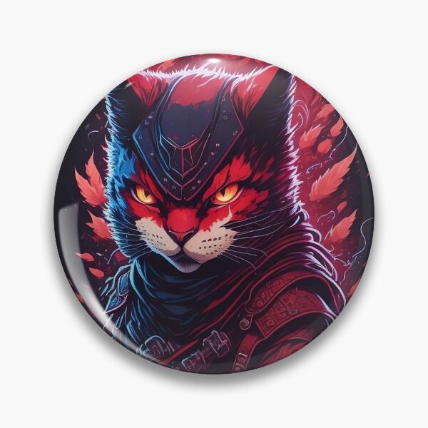 Item preview, Scarlet Shadow: The Feline Sigil of the Ninja Cat designed and sold by DinonestoPlace.