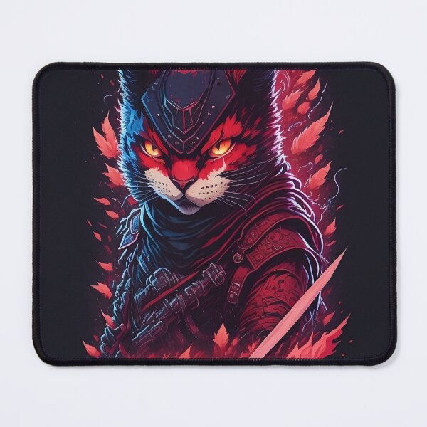 Item preview, Scarlet Shadow: The Feline Sigil of the Ninja Cat designed and sold by DinonestoPlace.