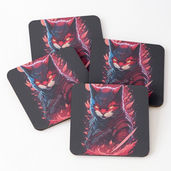 Item preview, Scarlet Shadow: The Feline Sigil of the Ninja Cat designed and sold by DinonestoPlace.