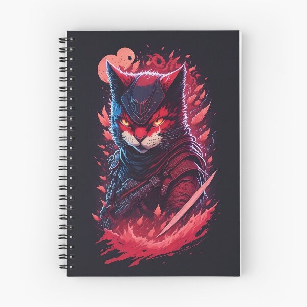 Item preview, Scarlet Shadow: The Feline Sigil of the Ninja Cat designed and sold by DinonestoPlace.