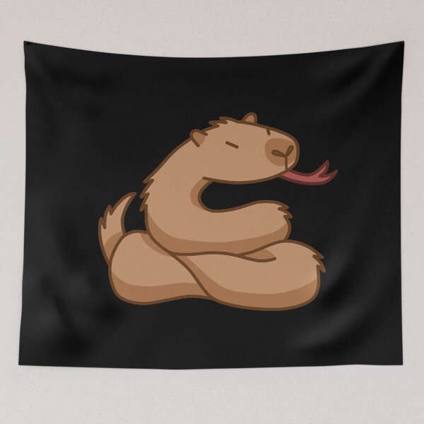 Item preview, Capybara Snek designed and sold by CassandraDayArt.