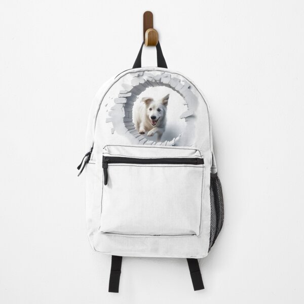 Item preview, German Sheppard Jumping Through a Hole in the Wall designed and sold by Papel.