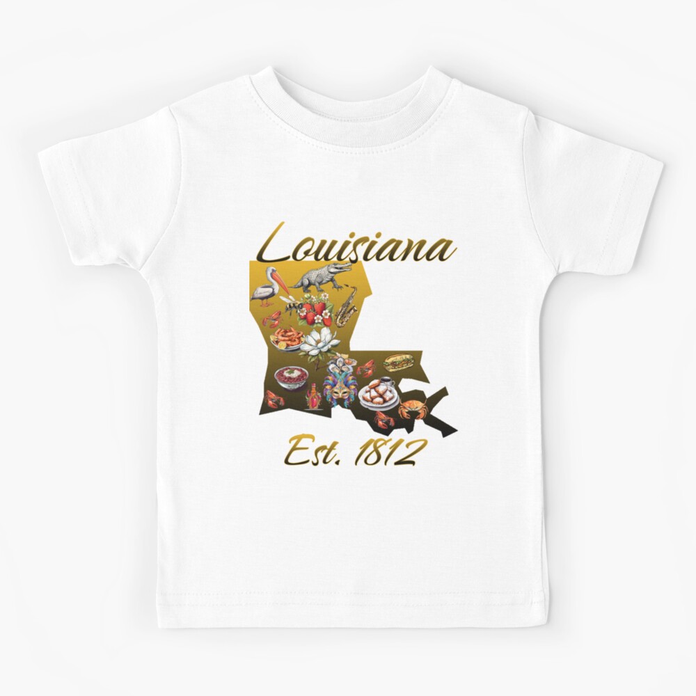 Louisiana T-shirt Louisiana Shirt Bayou State Tee Mardi 