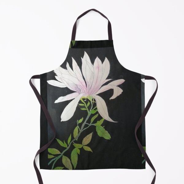 Item preview, Pale pink magnolia against a dark background designed and sold by esvb.