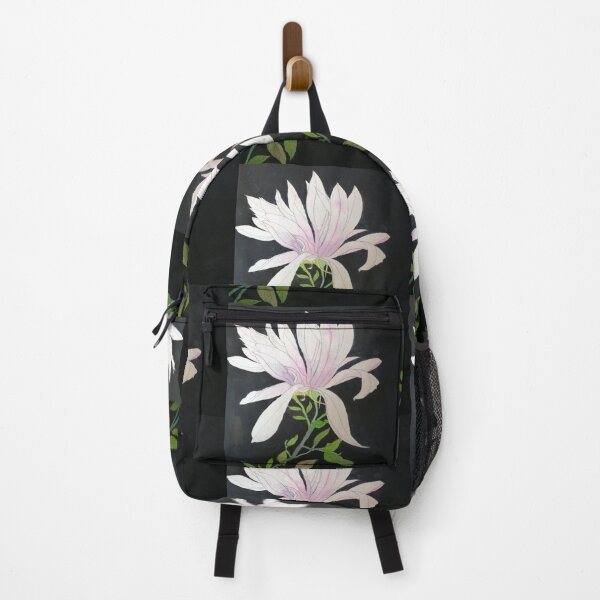 Item preview, Pale pink magnolia against a dark background designed and sold by esvb.