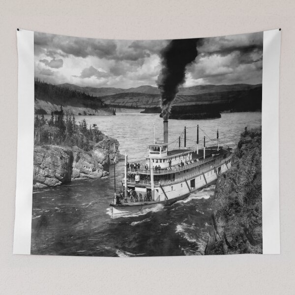 Item preview, White Horse Steamer Shoots 5 Finger Rapids 1924 designed and sold by Daniel Hagerman.