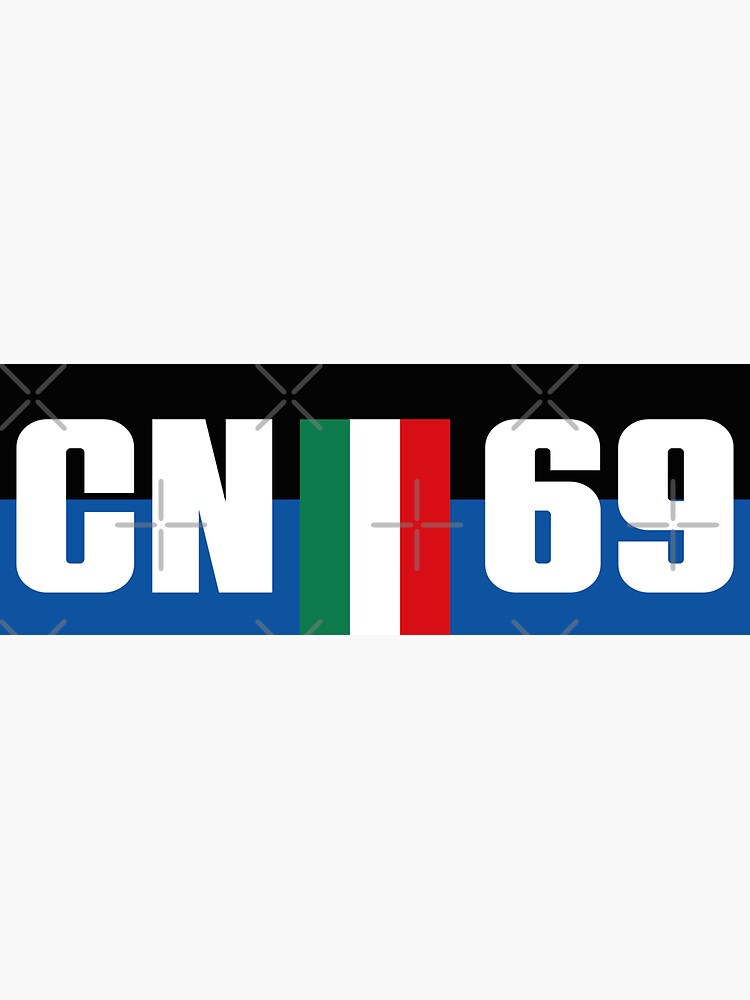 Curva Nord Milano 1969 Sticker by lounesartdessin