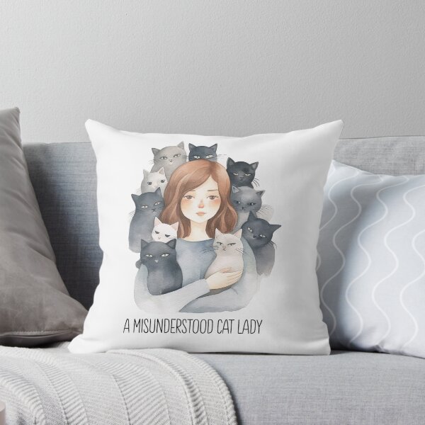 Item preview, A Misunderstood Cat Lady designed and sold by WinterWifeArt.