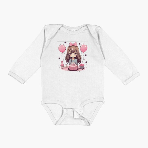 Item preview, Manga Girl Birthday Party designed and sold by CutePlanetEarth.