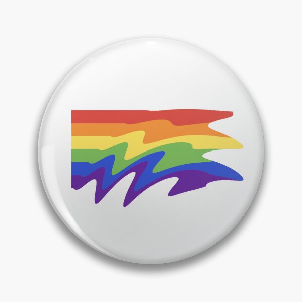 Item preview, Gay Pride ripple flag designed and sold by Puddleleaps.