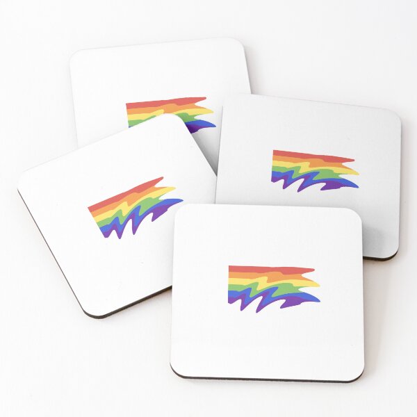 Item preview, Gay Pride ripple flag designed and sold by Puddleleaps.