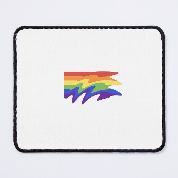 Item preview, Gay Pride ripple flag designed and sold by Puddleleaps.
