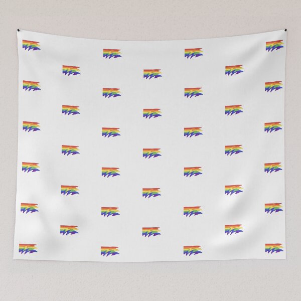 Item preview, Gay Pride ripple flag designed and sold by Puddleleaps.