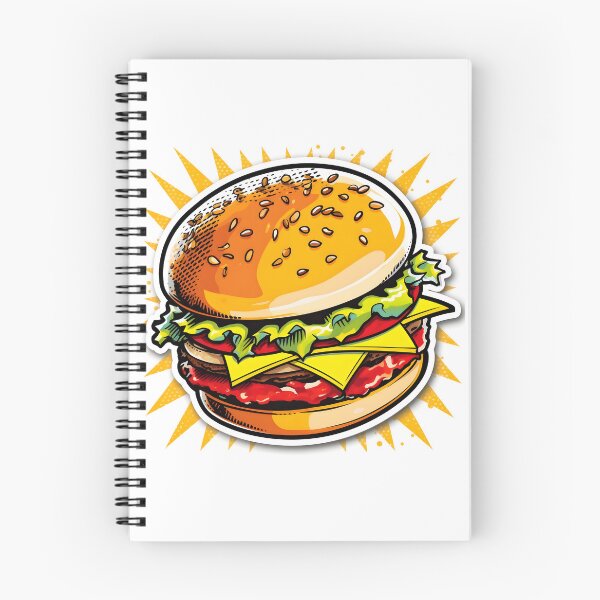 Item preview, Burger Delight - Tasty Burger Sticker designed and sold by UrsaStick.