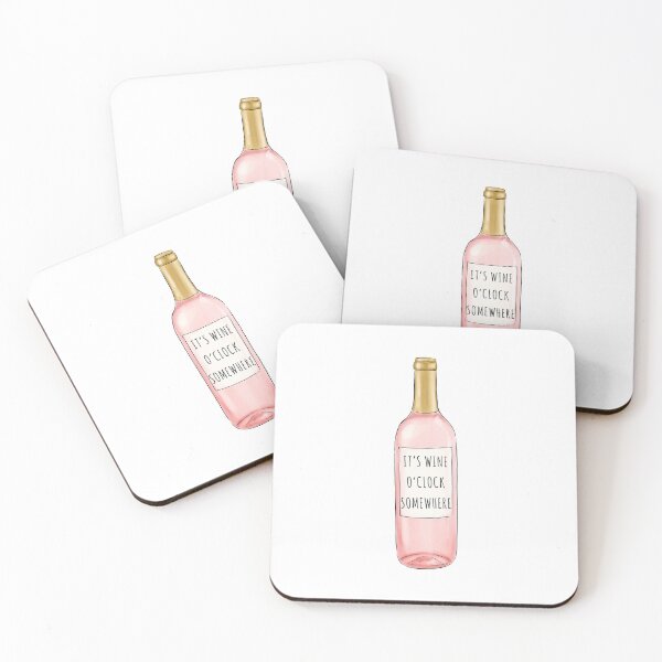 Item preview, Wine O'Clock Somewhere designed and sold by redwoodandvine.