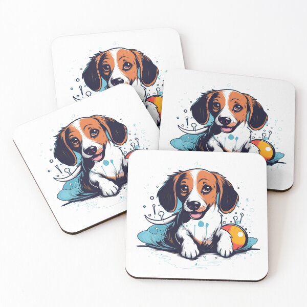 Item preview, Dachshund Darlings artwork - Wear Your Love for This Playful Wiener Dog! designed and sold by DooodleGod.