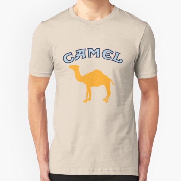 Camel Cigarette Logo Slim Fit T-Shirt