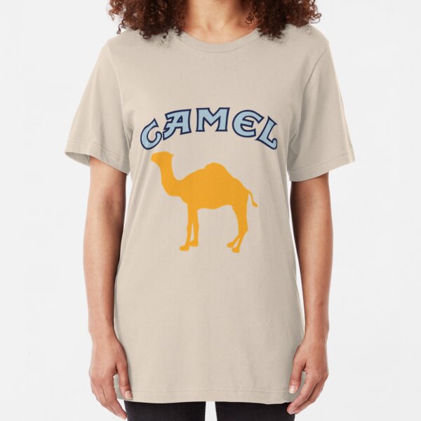 Camel Cigarette Logo Slim Fit T-Shirt