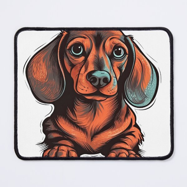 Item preview, Wiener Wonders Dachshund artwork - A Cute Canine Companion for Pet Lovers with Endearing Paw artwork Detail and Closure Clasp designed and sold by DooodleGod.