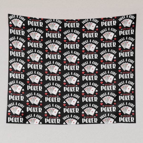 Item preview, Female Poker Player Just A Girl Who Loves Poker designed and sold by jmbeezee.