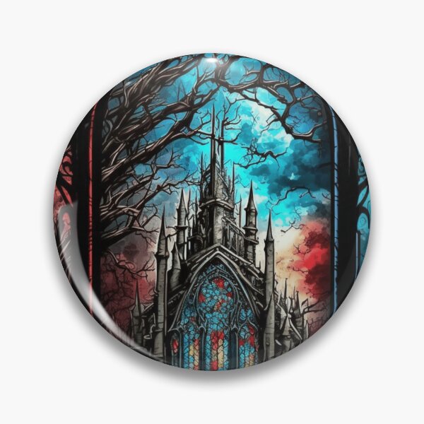 Item preview, Stained Glass Tristram Cathedral designed and sold by Nightarcade.