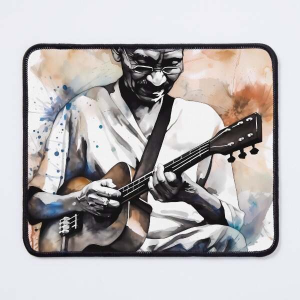 Item preview, Gandhi Shredding Ukulele designed and sold by TortillaChief.