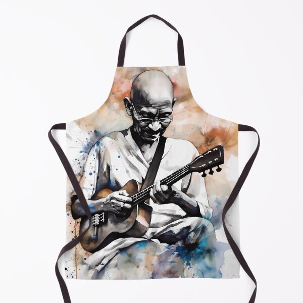 Item preview, Gandhi Shredding Ukulele designed and sold by TortillaChief.