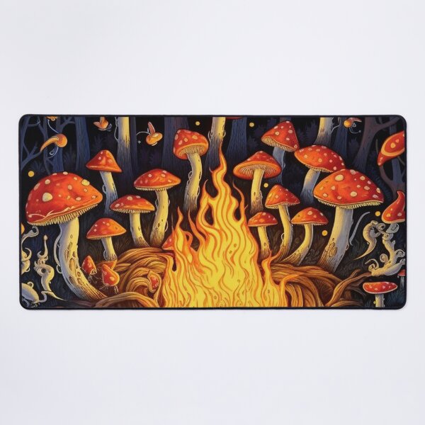 Item preview, Mushroom, Camp fire designed and sold by Ellimade.