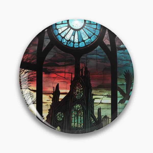 Item preview, Diablo Stained Glass Tristram Cathedral designed and sold by Nightarcade.