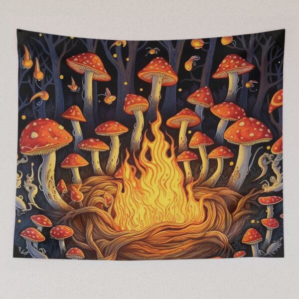 Item preview, Mushroom, Camp fire designed and sold by Ellimade.