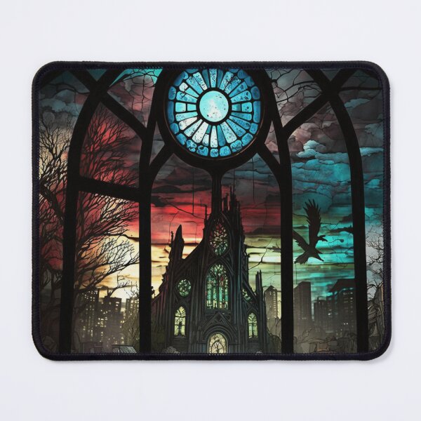 Item preview, Diablo Stained Glass Tristram Cathedral designed and sold by Nightarcade.