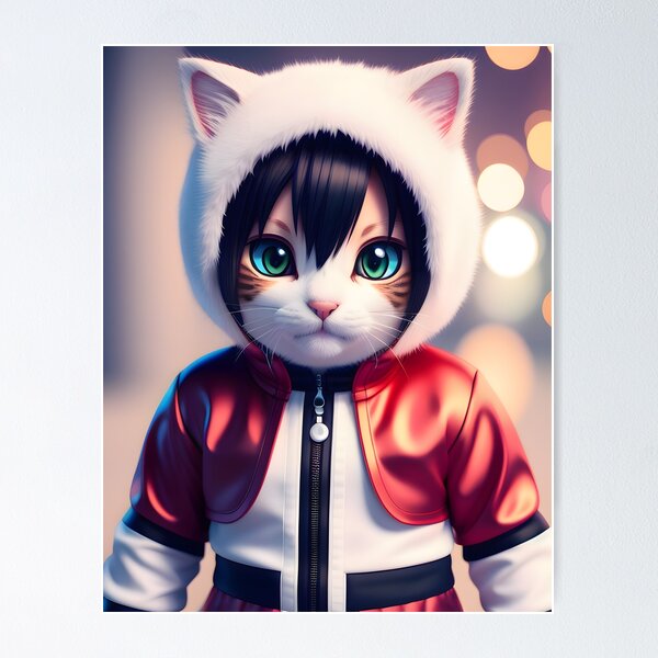 Item preview, Cosplay Cat - Modern Digital Art designed and sold by Ai-michiart.