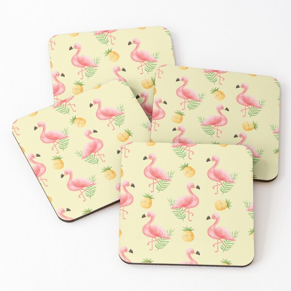 Item preview, Summer Patterns With Flamingos And Pineapples designed and sold by Designedbygigy.