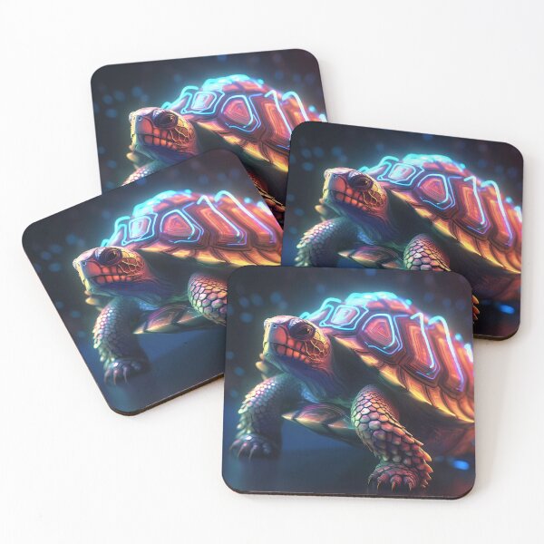 Item preview, Neon Tortoise  designed and sold by ZombiOctopi.
